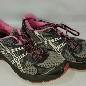 Asics GLS Women's Black Pink Gray Running